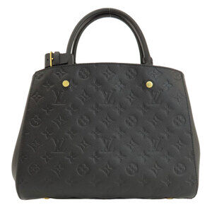 Louis Vuitton Montaigne 2way Handbag Noir Empreinte Black